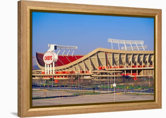 Arrowhead Stadium, home of the Kansas City Chiefs , Kansas City, MO-null-Framed Premier Image Canvas