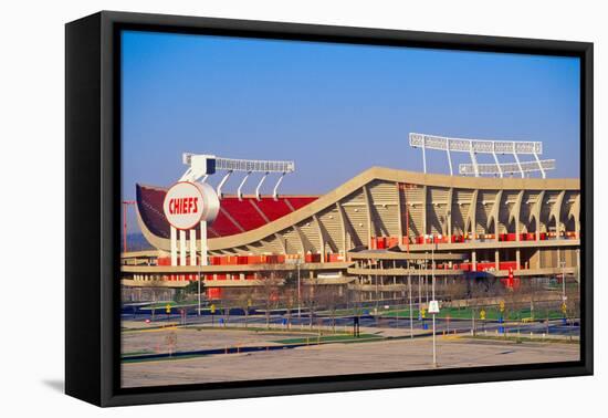 Arrowhead Stadium, home of the Kansas City Chiefs , Kansas City, MO-null-Framed Premier Image Canvas