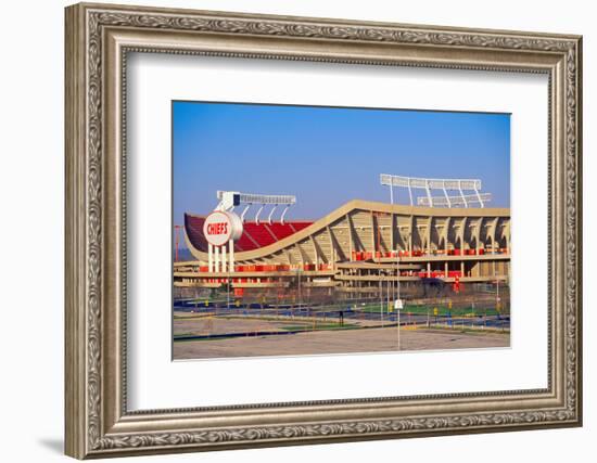 Arrowhead Stadium, home of the Kansas City Chiefs , Kansas City, MO-null-Framed Photographic Print