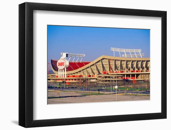 Arrowhead Stadium, home of the Kansas City Chiefs , Kansas City, MO-null-Framed Photographic Print