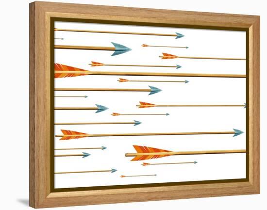 Arrows-sean gladwell-Framed Stretched Canvas