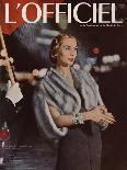 L'Officiel, March 1959 - Tailleur de Christian Dior en Lainage Matignon de Dormeuil-Arsac-Art Print