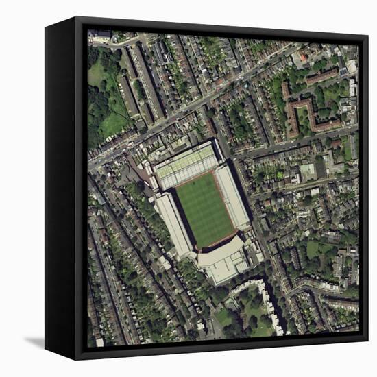 Arsenal's Highbury Stadium, Aerial View-Getmapping Plc-Framed Premier Image Canvas