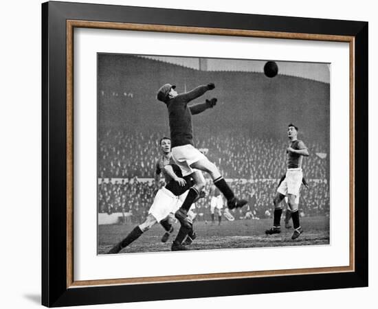Arsenal Vs. Mansfield Town, F.A. Cup Fourth Round, 1929-null-Framed Photographic Print