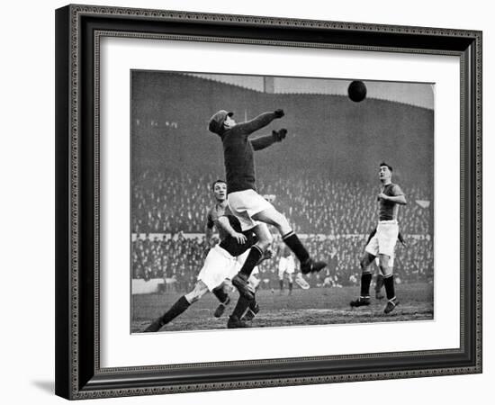 Arsenal Vs. Mansfield Town, F.A. Cup Fourth Round, 1929-null-Framed Photographic Print