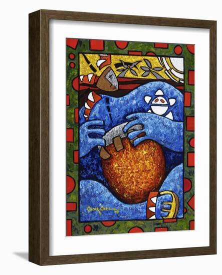 Art 1-Oscar Ortiz-Framed Giclee Print