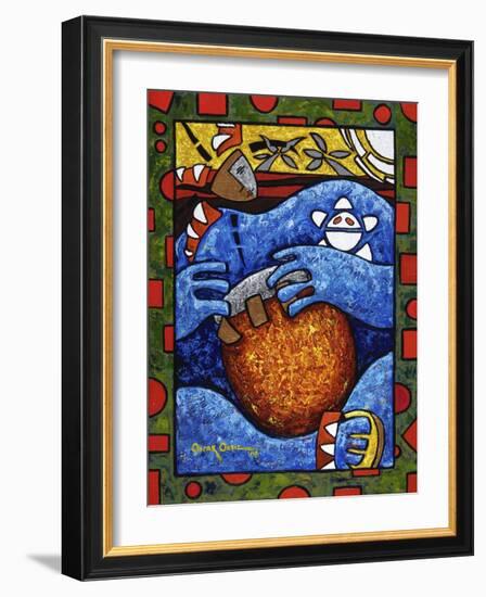 Art 1-Oscar Ortiz-Framed Giclee Print