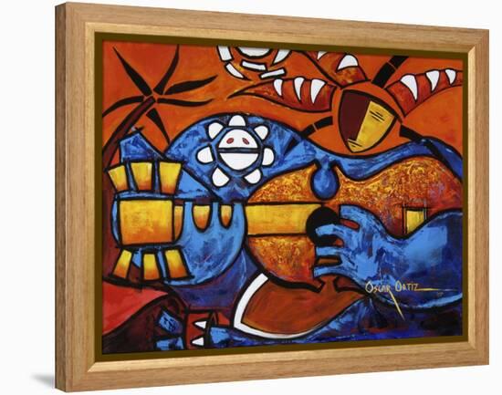 Art 2-Oscar Ortiz-Framed Premier Image Canvas