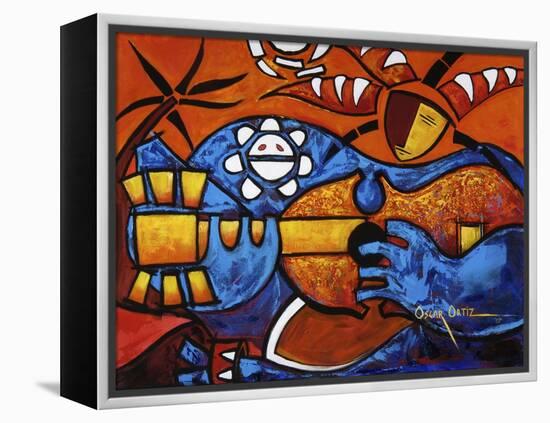 Art 2-Oscar Ortiz-Framed Premier Image Canvas