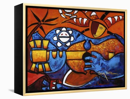 Art 2-Oscar Ortiz-Framed Premier Image Canvas