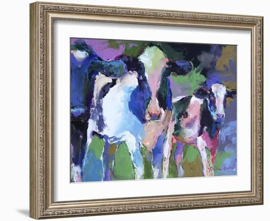 Art 3 Cows-Richard Wallich-Framed Giclee Print