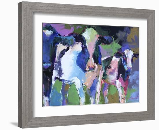 Art 3 Cows-Richard Wallich-Framed Giclee Print