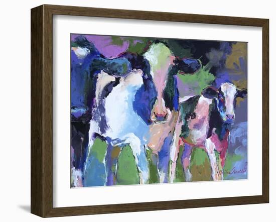 Art 3 Cows-Richard Wallich-Framed Giclee Print