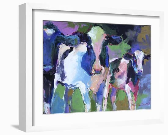 Art 3 Cows-Richard Wallich-Framed Giclee Print