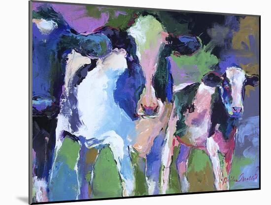 Art 3 Cows-Richard Wallich-Mounted Giclee Print