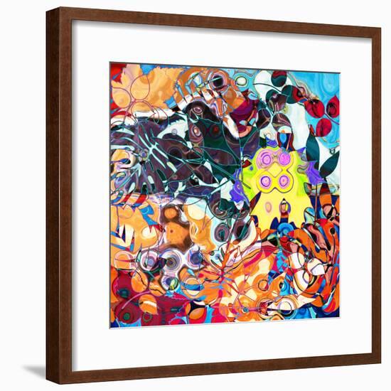 Art Abstract Colorful Background. To See Similar, Please Visit My Portfolio-Irina QQQ-Framed Premium Giclee Print