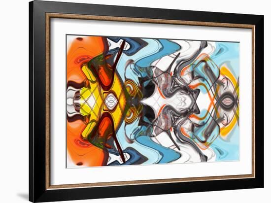 Art Abstract Multi-Colored Pattern Background-Grezova Olga-Framed Art Print
