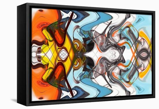 Art Abstract Multi-Colored Pattern Background-Grezova Olga-Framed Stretched Canvas