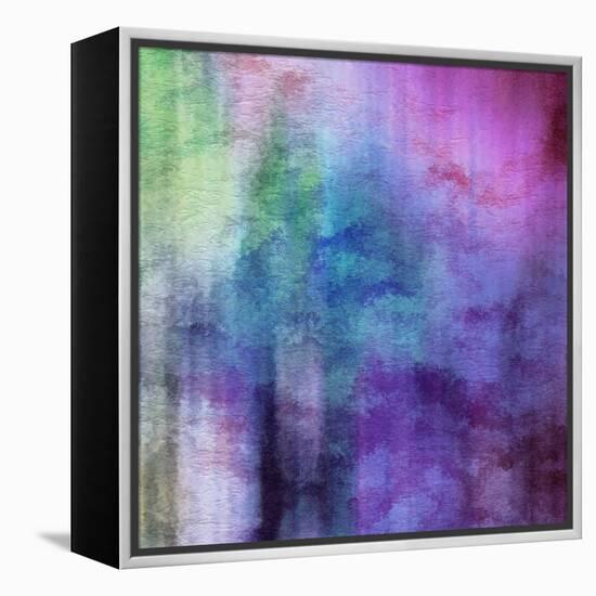 Art Abstract Watercolor Background On Paper Texture In Light Violet And Pink Colors-Irina QQQ-Framed Stretched Canvas