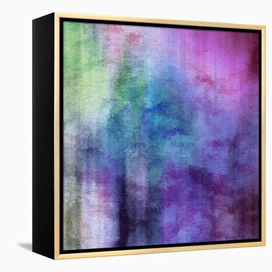 Art Abstract Watercolor Background On Paper Texture In Light Violet And Pink Colors-Irina QQQ-Framed Stretched Canvas