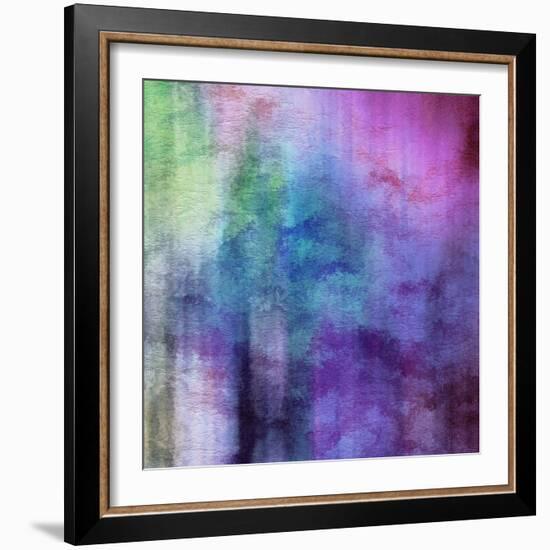 Art Abstract Watercolor Background On Paper Texture In Light Violet And Pink Colors-Irina QQQ-Framed Premium Giclee Print