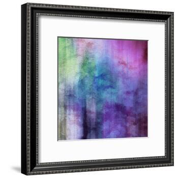 Art Abstract Watercolor Background On Paper Texture In Light Violet And Pink Colors-Irina QQQ-Framed Art Print