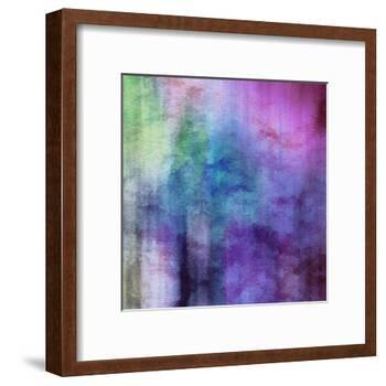 Art Abstract Watercolor Background On Paper Texture In Light Violet And Pink Colors-Irina QQQ-Framed Art Print