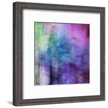 Art Abstract Watercolor Background On Paper Texture In Light Violet And Pink Colors-Irina QQQ-Framed Art Print