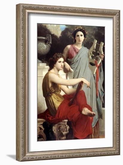 Art and Literature-William Adolphe Bouguereau-Framed Art Print