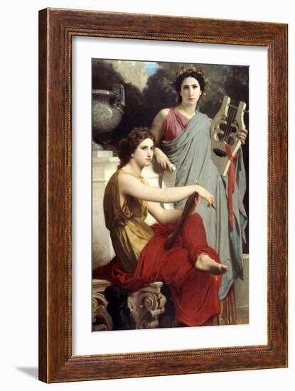 Art and Literature-William Adolphe Bouguereau-Framed Premium Giclee Print