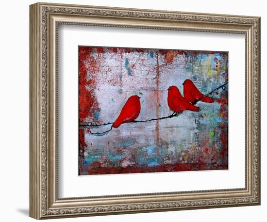 Art Bird Print Let it Be-Blenda Tyvoll-Framed Art Print