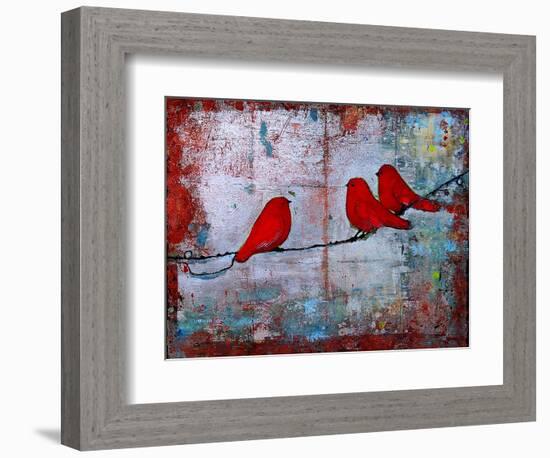 Art Bird Print Let it Be-Blenda Tyvoll-Framed Art Print