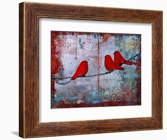 Art Bird Print Let it Be-Blenda Tyvoll-Framed Art Print