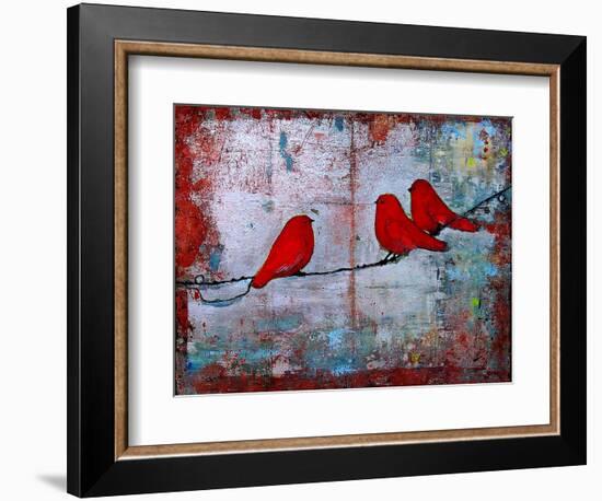 Art Bird Print Let it Be-Blenda Tyvoll-Framed Art Print