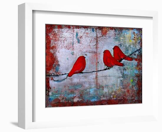 Art Bird Print Let it Be-Blenda Tyvoll-Framed Art Print