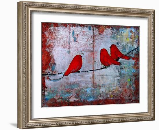 Art Bird Print Let it Be-Blenda Tyvoll-Framed Art Print