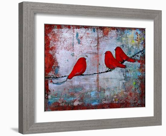 Art Bird Print Let it Be-Blenda Tyvoll-Framed Art Print