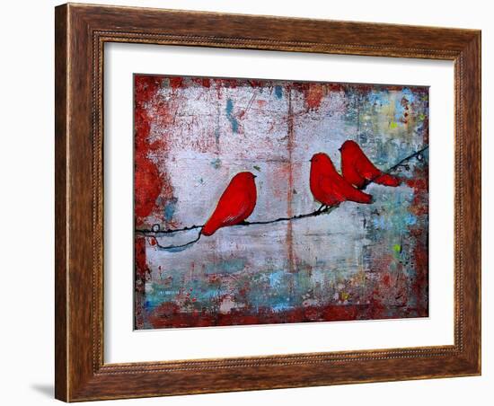 Art Bird Print Let it Be-Blenda Tyvoll-Framed Art Print