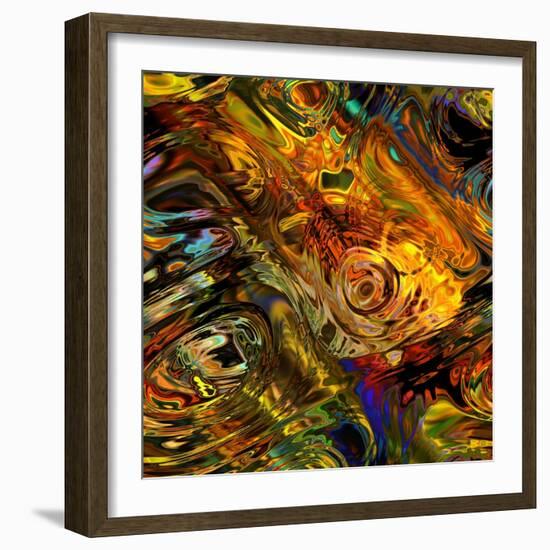 Art Colorful Abstract Seamless Pattern-Irina QQQ-Framed Art Print