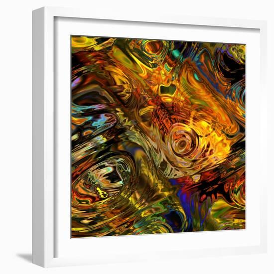 Art Colorful Abstract Seamless Pattern-Irina QQQ-Framed Art Print