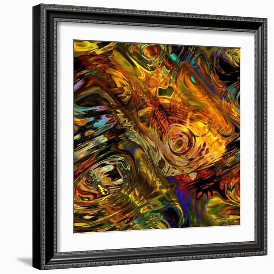 Art Colorful Abstract Seamless Pattern-Irina QQQ-Framed Art Print