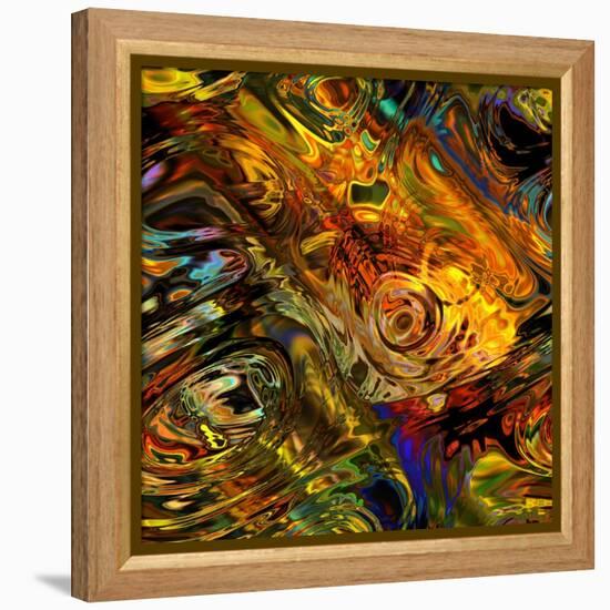 Art Colorful Abstract Seamless Pattern-Irina QQQ-Framed Stretched Canvas