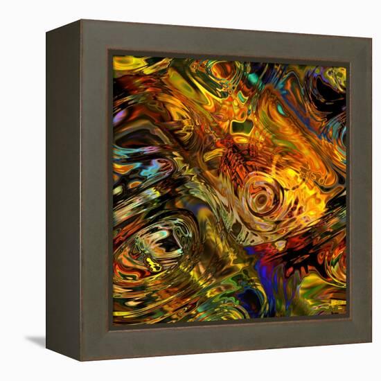 Art Colorful Abstract Seamless Pattern-Irina QQQ-Framed Stretched Canvas