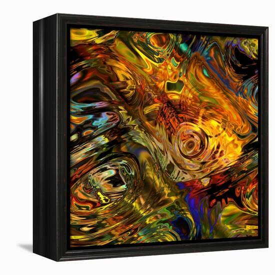 Art Colorful Abstract Seamless Pattern-Irina QQQ-Framed Stretched Canvas