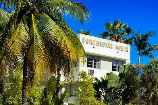 Art Deco Architecture Of Miami Beach Dorchester Hotel South Art Deco Architecture Of Miami Beach Dorchester Hotel South Florida Photographic Print By Philippe Hugonnard