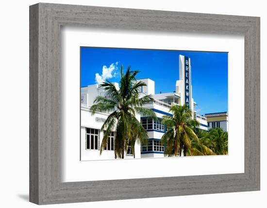 Art Deco Architecture of Miami Beach - The Esplendor Hotel Breakwater South Beach - Ocean Drive-Philippe Hugonnard-Framed Photographic Print