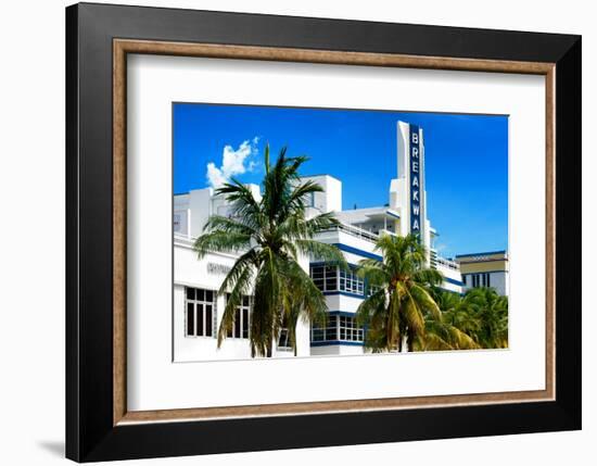 Art Deco Architecture of Miami Beach - The Esplendor Hotel Breakwater South Beach - Ocean Drive-Philippe Hugonnard-Framed Photographic Print