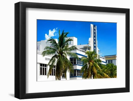 Art Deco Architecture of Miami Beach - The Esplendor Hotel Breakwater South Beach - Ocean Drive-Philippe Hugonnard-Framed Photographic Print