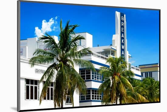 Art Deco Architecture of Miami Beach - The Esplendor Hotel Breakwater South Beach - Ocean Drive-Philippe Hugonnard-Mounted Photographic Print