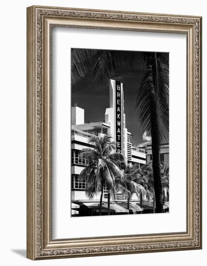 Art Deco Architecture of Miami Beach - The Esplendor Hotel Breakwater South Beach - Ocean Drive-Philippe Hugonnard-Framed Photographic Print